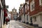 Lion Street in the town of Rye, Sussex, England