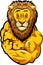 Lion strong mascot