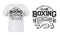 Lion t-shirt print mockup, boxing figth club team