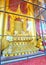 The lion throne in Mandalay Palace, Myanmar