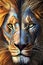 Lion Valor Unleashed: Digital Lion Art Collection