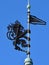 Lion weather vane