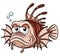 Lionfish cartoon