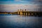 Lions Bridge in St. Augustine Florida at sunset