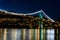 Lions Gate Bridge Column at Night