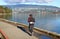 Lions Gate Bridge and Seawall Jogger