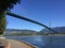 Lions Gate Bridge viewed from Stanley Park Seawall