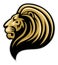 Lions head mascot
