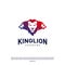 Lions Logo Design Concept. King Lions Logo Design Template Vector. Icon Symbol