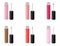 Lipgloss beauty hack set collection icons template vector
