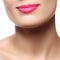 Lips. Beauty pink Lip Makeup Detail. Beautiful Make-up Clos