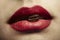 Lips coffee lipstick