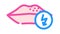 lips cutting ache color icon animation