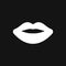 Lips icon, kiss icon, logo, illustration,  sign symbol for design