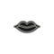 lips illustration - kiss icon, red lipstick - love icon. mouth