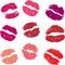 Lips prints