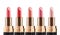 Lipstick Colors. Different Shapes Of Makeup Product.