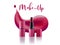 Lipstick cosmetic makeup mockup design template. Vector 3d pink red golden color pomade tube and lipstick smudge smear