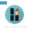 Lipstick flat icon