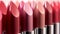 Lipstick line close up macro