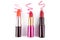 Lipsticks isolated