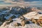 Liptovske Kopy from Posrednia Turnia in Polish High Tatras during late autumn