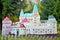 Liptovsky Jan, Slovakia - May 28. 2017: Miniature of the Bojnice Chateau in the ratio 1 : 25. Beautiful Slovakia.