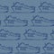 Liquefied gas transportation tanker. Seamless pattern