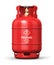 Liquefied propane industrial gas container