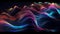Liquid abstract background. AI Generative color mix painting. Generative ai