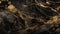 Liquid black marble with golden texture. Luxury pattern, liquid illustration. rich melted, golden, texture. 3d illustration, 3d