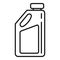 Liquid bleach icon, outline style