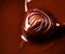 Liquid chocolate praline