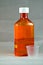 Liquid cough syrup medicine bottle