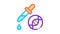 Liquid Dropper Pipette Biomaterial Icon Animation