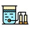 Liquid filter system icon vector flat