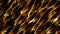 Liquid gold background with waves and ripples