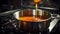 Liquid Gold Elixir: Mesmerizing Caramel Bliss in Motion