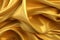 Liquid golden background, exuding the opulent texture of silk. Ai generated