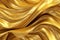 Liquid golden background, exuding the opulent texture of silk. Ai generated