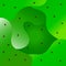 Liquid green kiwi vector background
