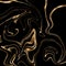 Liquid marble black and gold marble background. Gold lines, marble golden veins