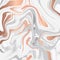 Liquid marble texture design, colorful marbling surface, copper shiny lines, vibrant abstract paint design, vector