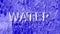 Liquid metal. Abstract moving fluid. Visual illusions, moving waves.The word `water` on a moving background. Abstract moving fluid