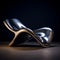 Liquid Metal Chaise Lounge: Avicii-inspired Silver Chair With Curves