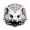 Liquid Metal Hedgehog: Realistic And Tender Nature Portrait