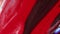 Liquid paint background shimmering drip brown red