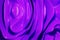 Liquid shiny curve shape. Purple smooth fluid waves. 3d rendering