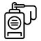 Liquid soap icon outline vector. Clean disinfect