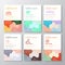 Liquid Soap Label Templates Collection. Abstract Shapes Camo Background Vector Covers Set. Cosmetics Packaging Design